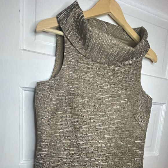 Michael Kors Cowl Neck Sleeveless Dress Size 4 - Picture 6 of 12
